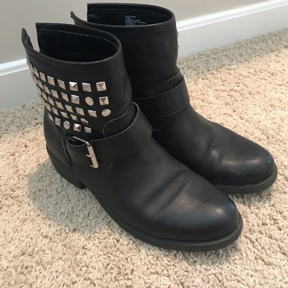 Steve Madden Outlaww leather ankle booties - Picture 6 of 6